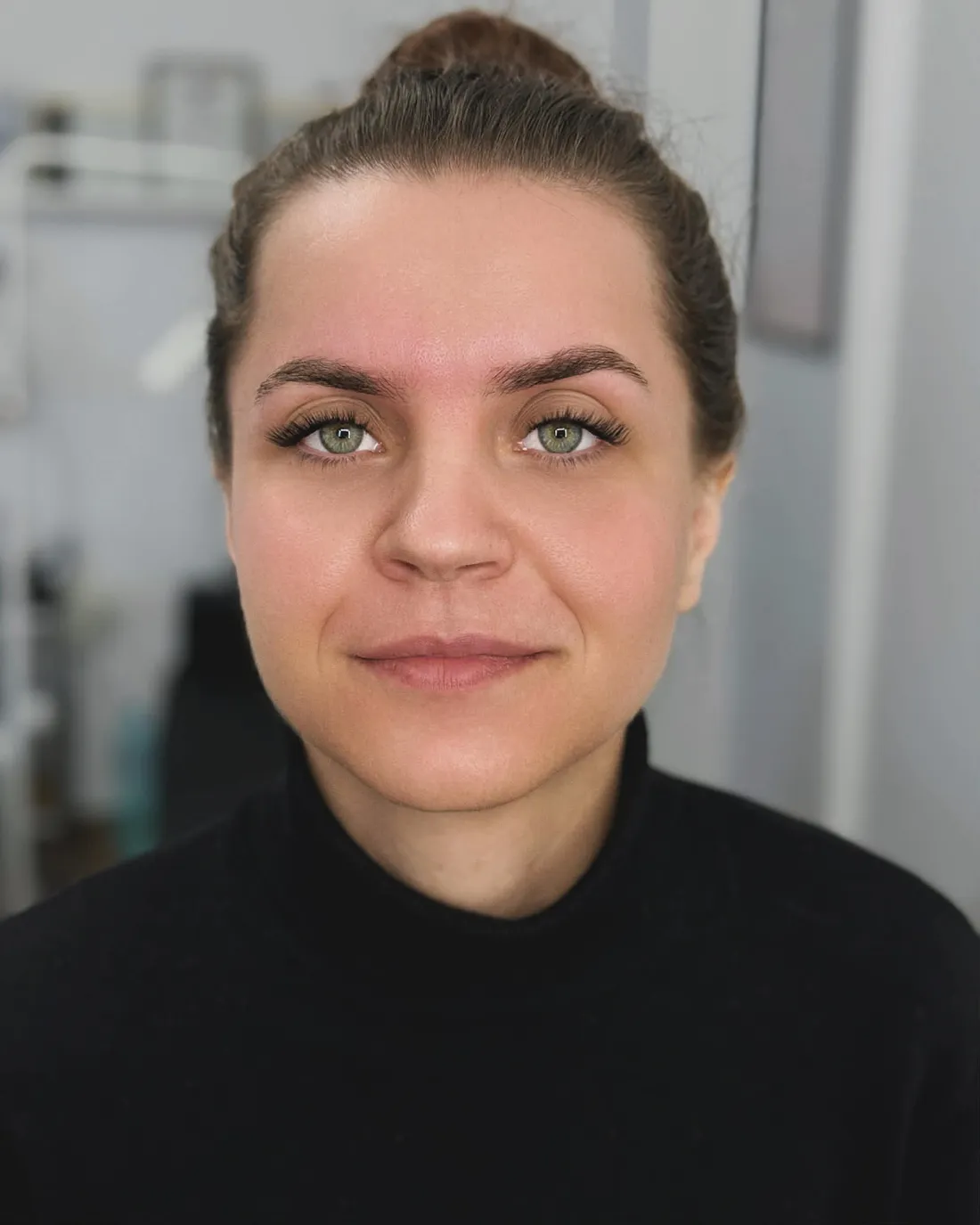 Extensii gene volum rusesc cu evantai 3D-5D — efect dens și definit